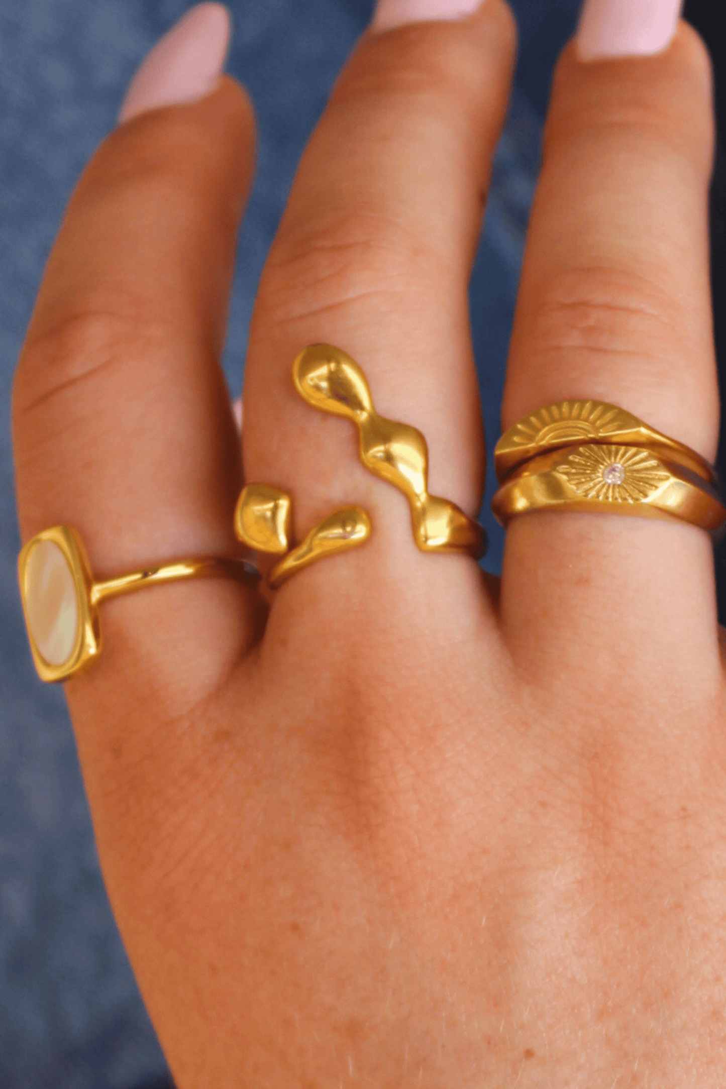 טבעת מטפסת - זהב