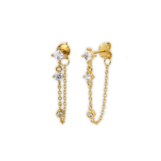 עגיל קמילה -זהב