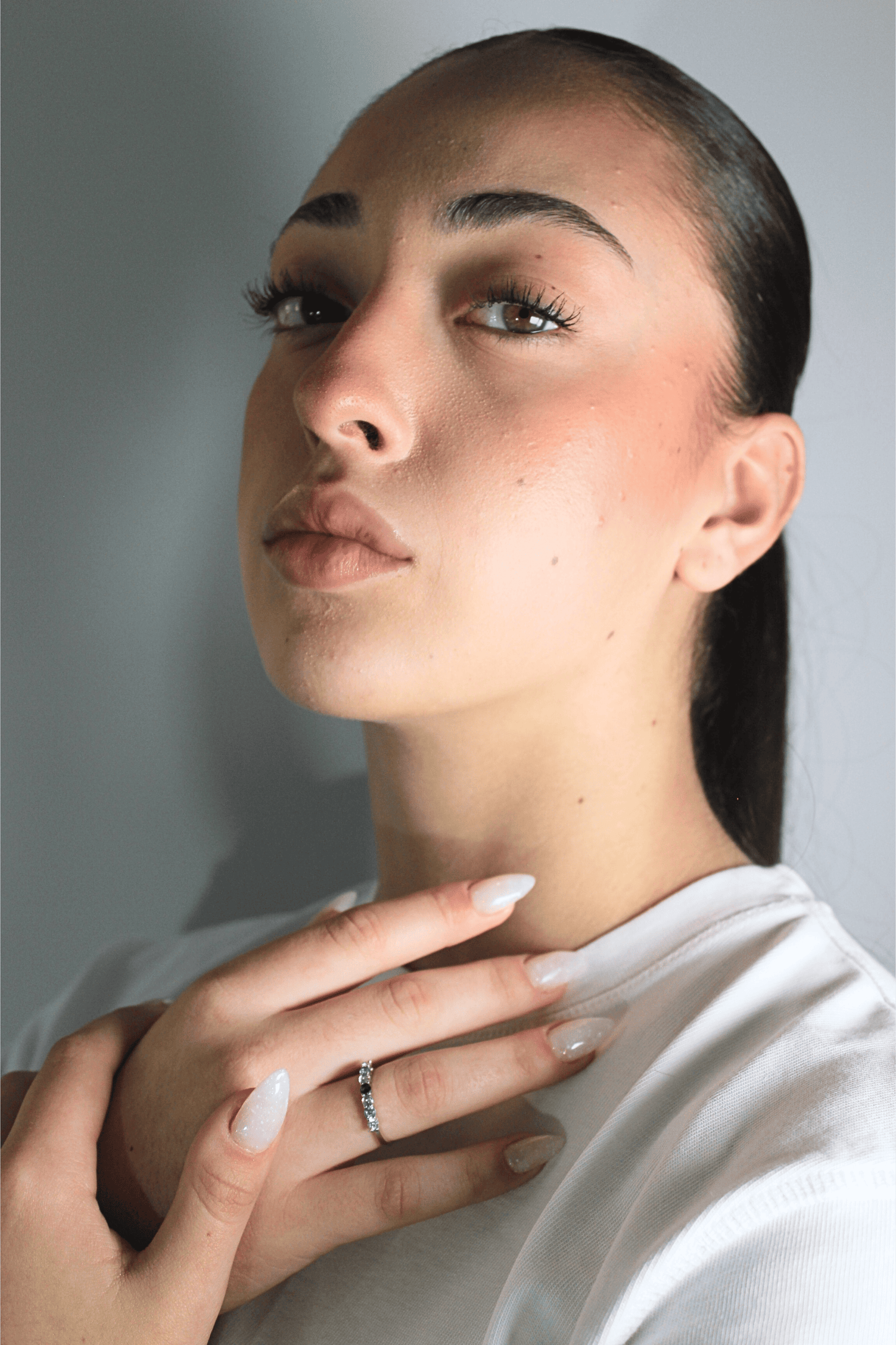 טבעת כסף -אבני זירקוניה