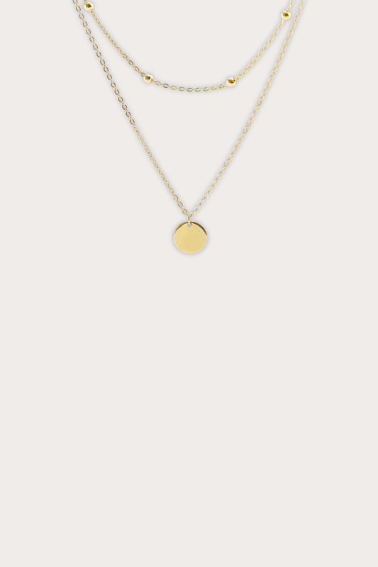 שרשרת כפולה - זהב