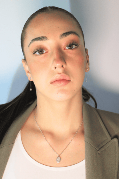 עגיל קמילה- כסף